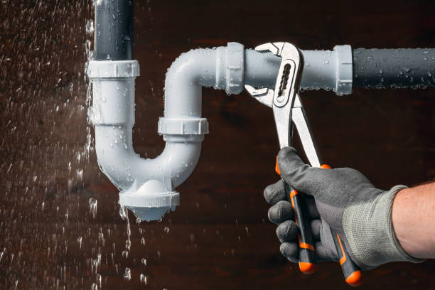 Professional Emergency Plumber technician working in Rice, MN